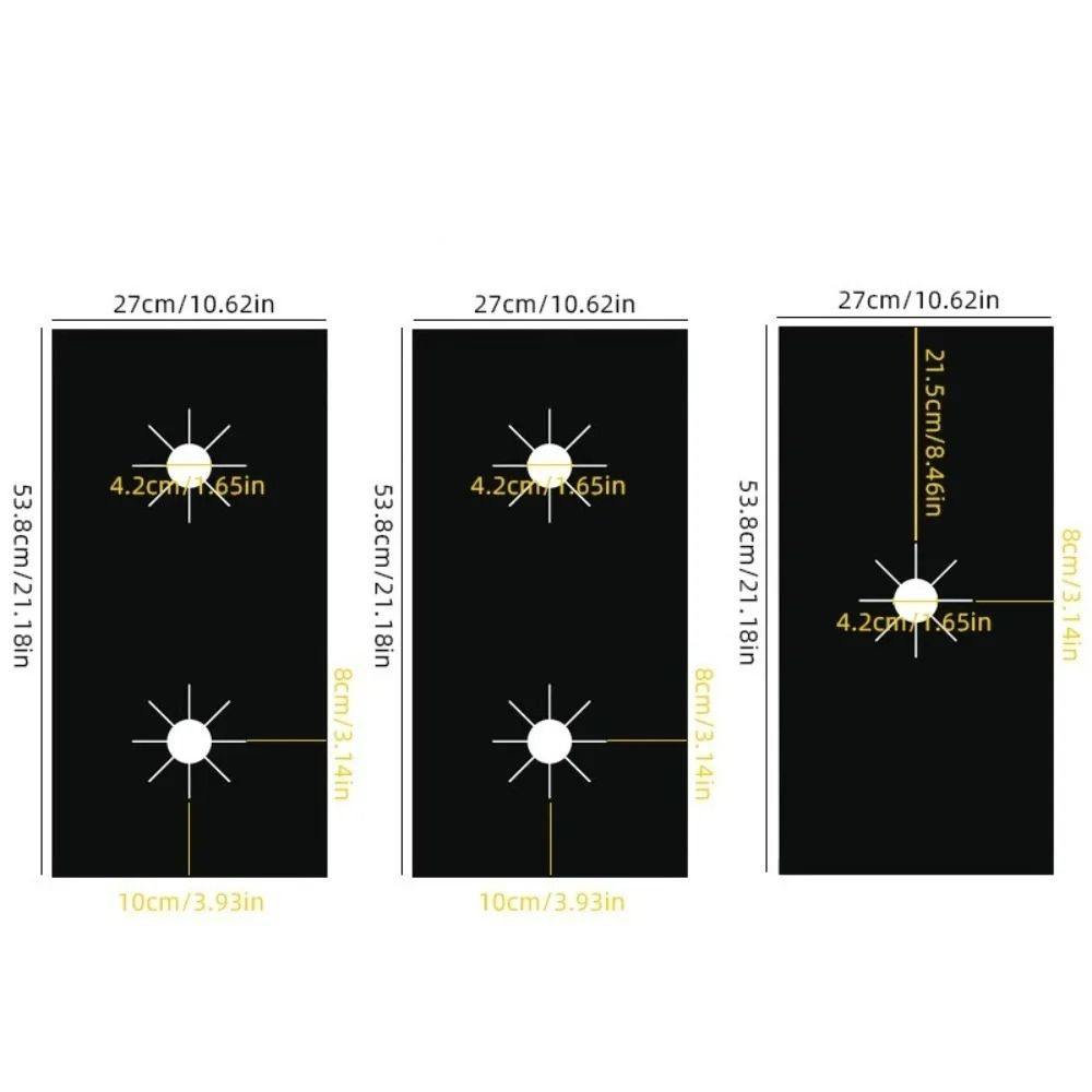 Reusable Gas Stove Protector Heat Resistant Non Stick Stovetop Liner 4