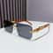 Rimless Retro Sunglasses UV400 Metal Frame Fashion Shades 2