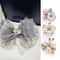 Rhinestone Pearl Flower Buttons Set Wedding DIY Craft Embellishments 8