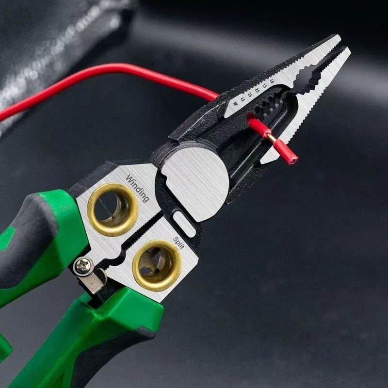 8 In 1 Wire Stripper Tool With Voltage Tester Multi Function Electrical Pliers 6