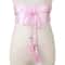 Japanese Kimono Bow Belt Floral Satin Corset Waistband For Women 4