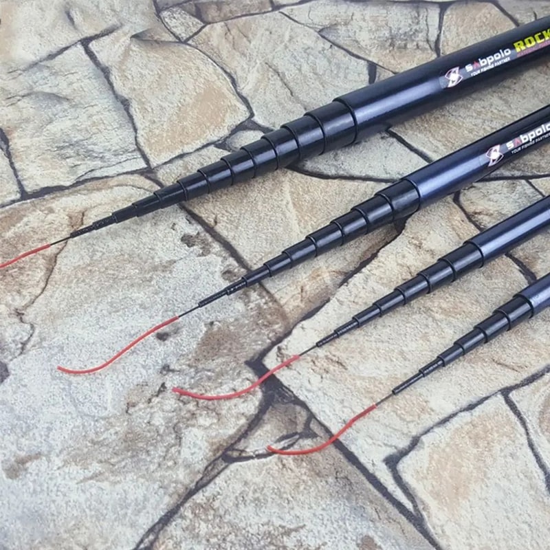 Ultralight Telescopic Fishing Rod Portable Travel Carp Feeder Pole 9