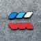 Toyota Tricolor Grille Badge Emblem Front Grille Decorative Accessory 6