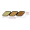 Toyota Tricolor Grille Badge Emblem Front Grille Decorative Accessory 7