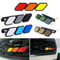 Toyota Tricolor Grille Badge Emblem Front Grille Decorative Accessory 8