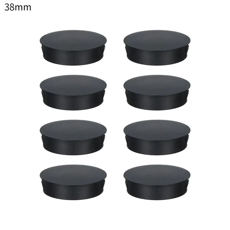 Furniture Leg Caps Floor Protection Plugs Pipe End Cover Set 12