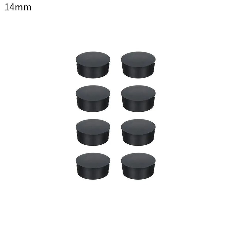 Furniture Leg Caps Floor Protection Plugs Pipe End Cover Set 6