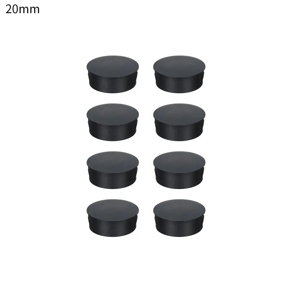 Furniture Leg Caps Floor Protection Plugs Pipe End Cover Set 8
