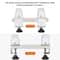 Aluminum Desk Partition Clamp Adjustable Glass Divider Clip 4
