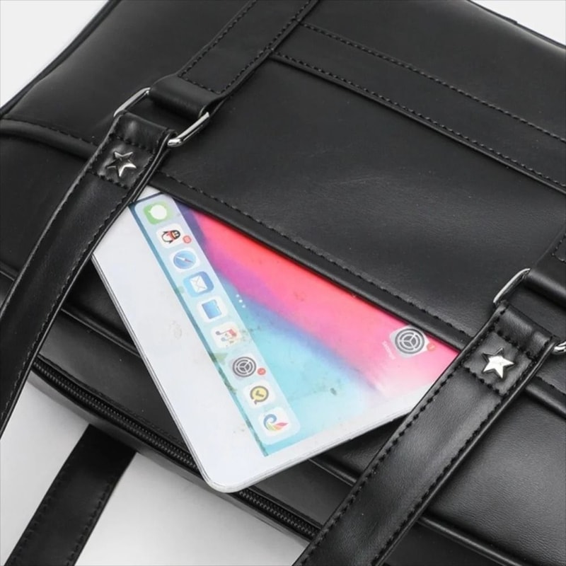 JK Handbag PU Leather Shoulder Bag Crossbody Student Style 7