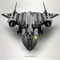 SR71 Spy Plane Building Blocks Military Aircraft Model Kit 5