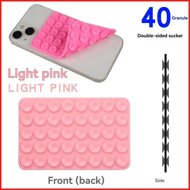 Silicone Suction Cup Phone Stand Double Sided Hands Free Holder 5