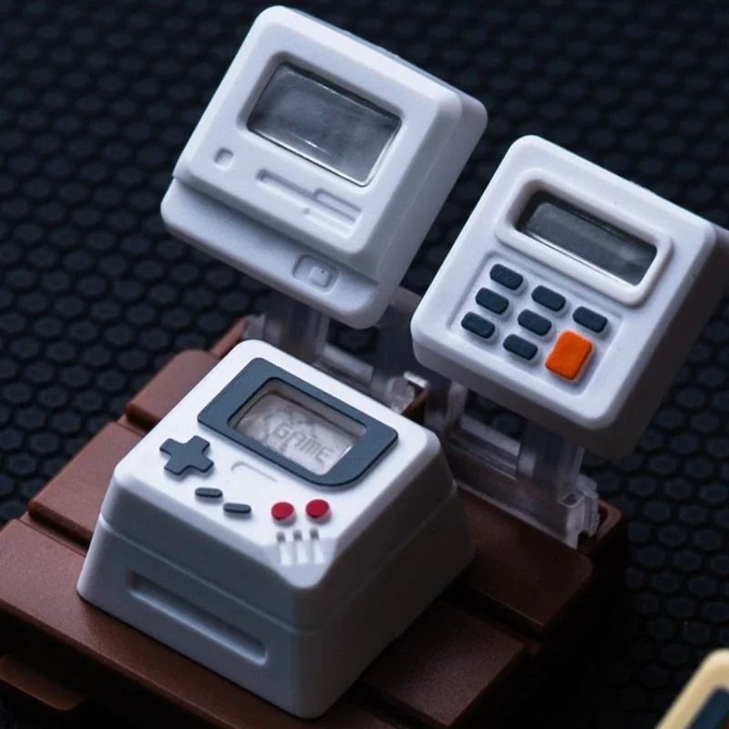 Retro Transparent Keycap Set Custom Mechanical Keyboard Gaming Caps 1