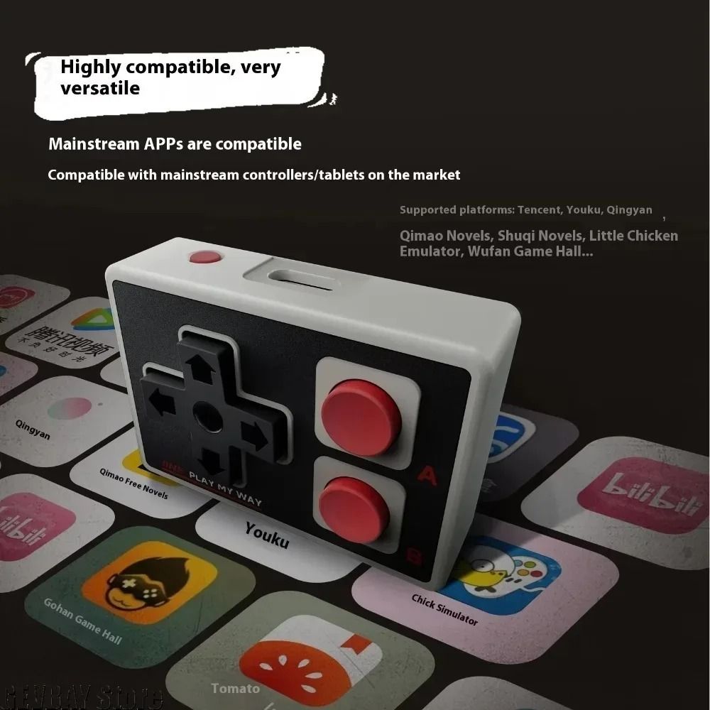 Mini Bluetooth Game Controller Portable Mobile Gamepad Remote 7