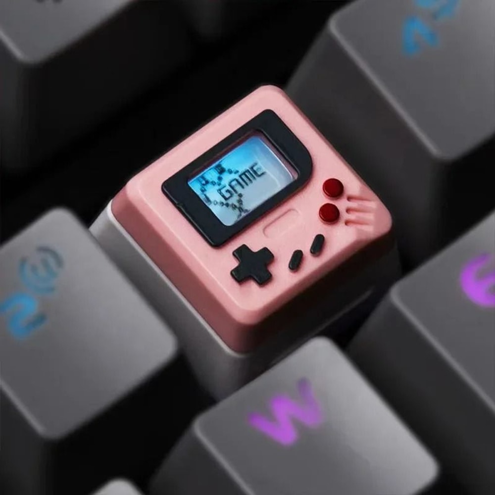 Retro Transparent Keycap Set For Mechanical Keyboard Cute Gaming Console Style 7