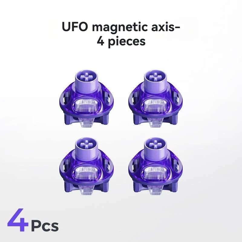 UFO Magnetic Linear Keyboard Switches 4 PCS Hot Swap Hall Effect RGB Compatible 0