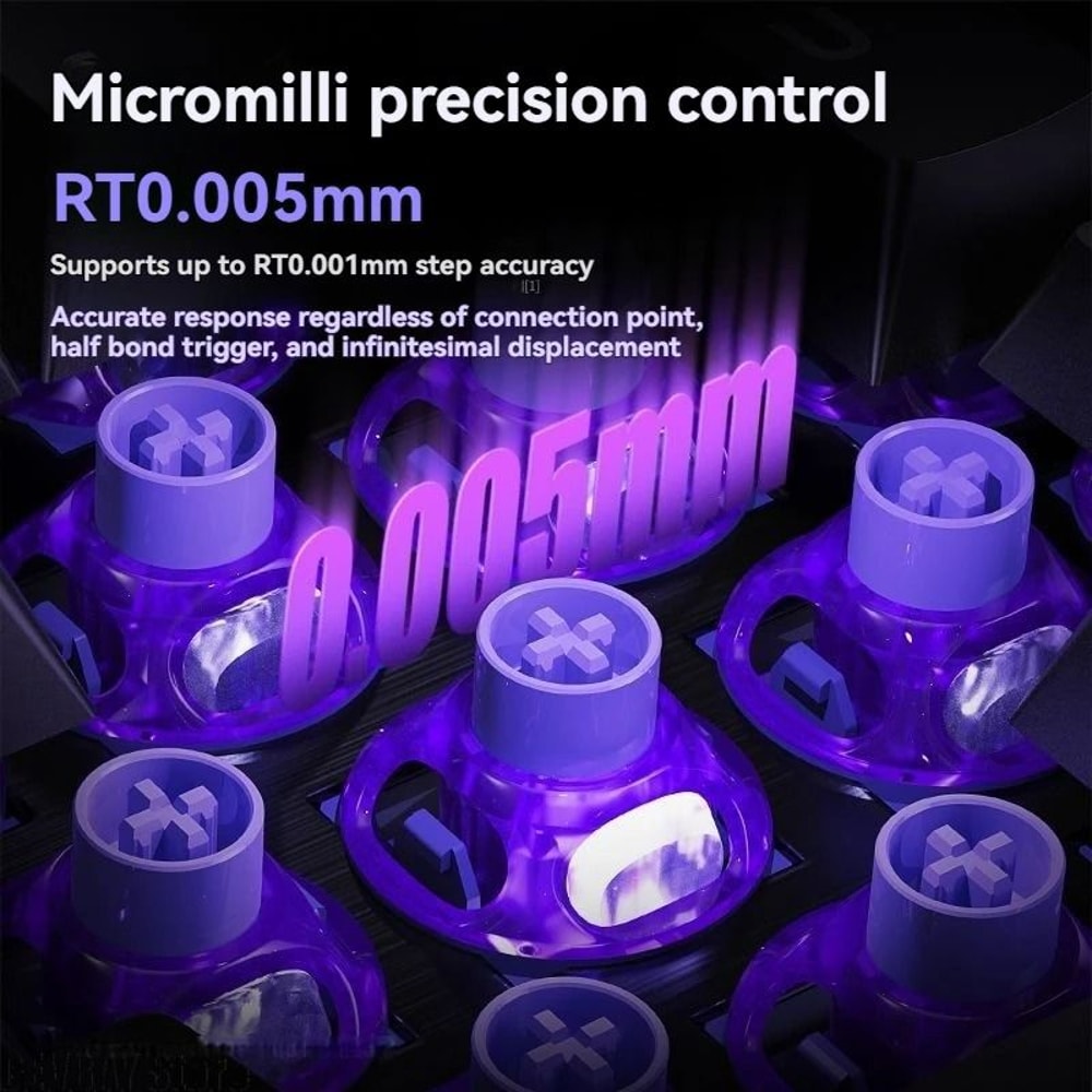 UFO Magnetic Linear Keyboard Switches 4 PCS Hot Swap Hall Effect RGB Compatible 4