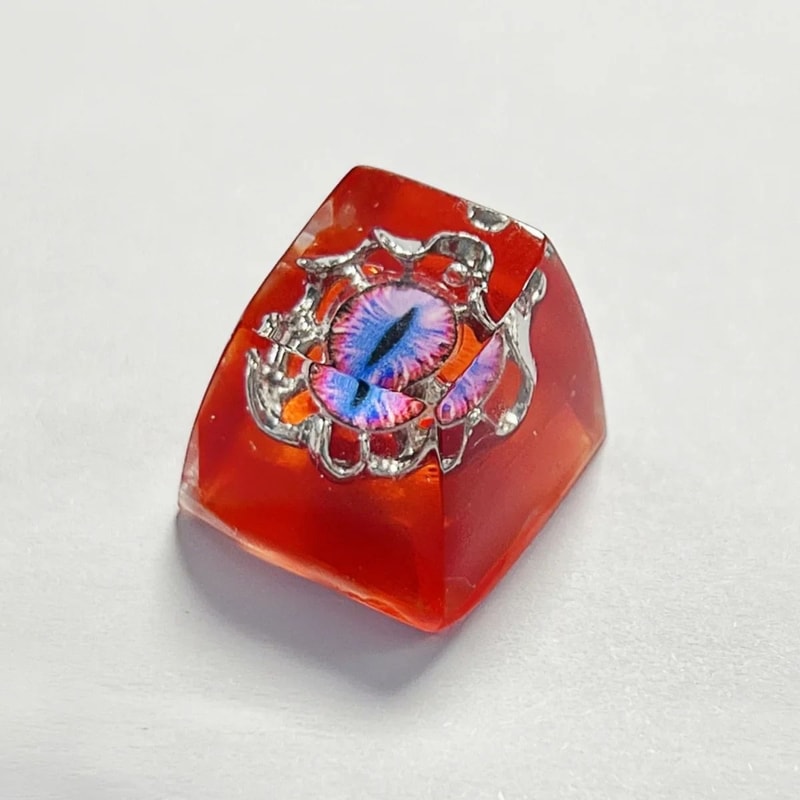 Evil Eyes Resin Artisan Keycap Custom Halloween Keyboard Keycap 1