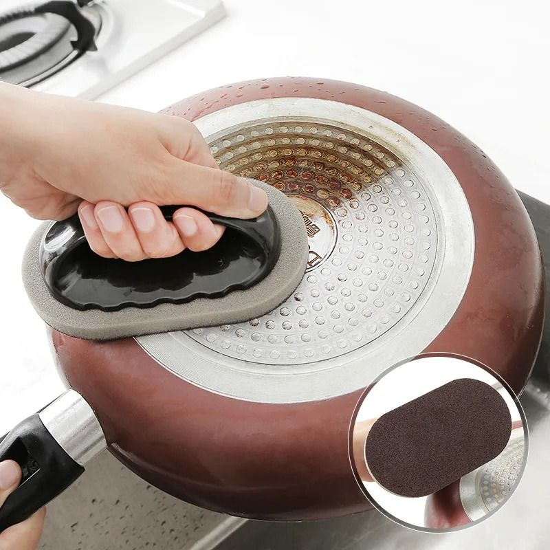 Magic Melamine Sponge Brush Heavy Duty Kitchen Cleaning Scrubber 7