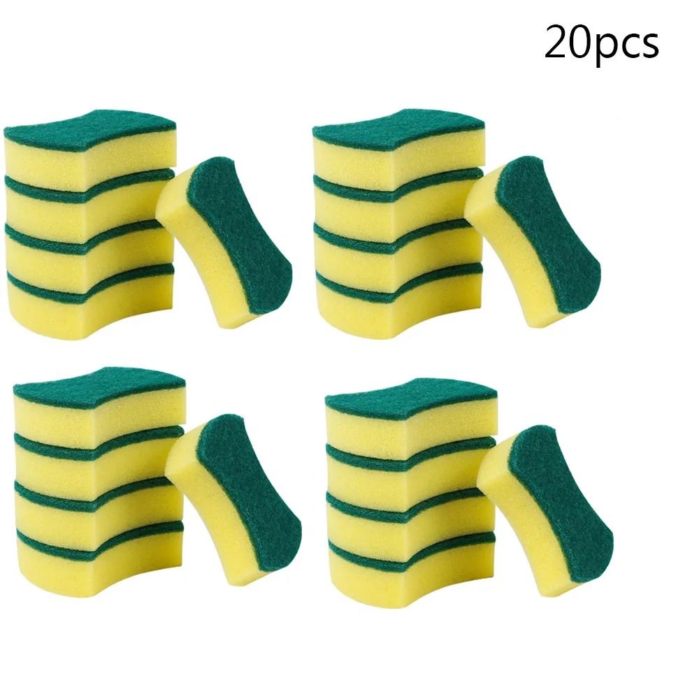 Nano Emery Dishwashing Sponge Set Heavy Duty Kitchen Cleaning Scrubber 2