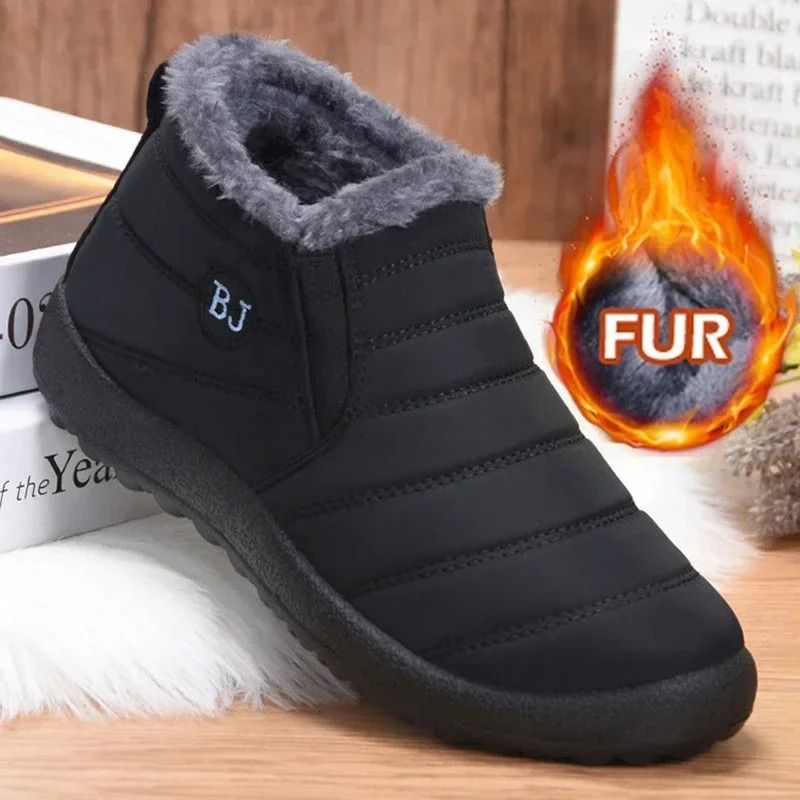 Womens Waterproof Snow Boots Plush Lined Platform Winter Ankle Boots 10