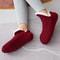 Mens Thermal Slipper Socks Non Slip Grip Warm Fuzzy Indoor House Socks 5
