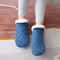 Mens Thermal Slipper Socks Non Slip Warm Fuzzy Indoor House Socks 1