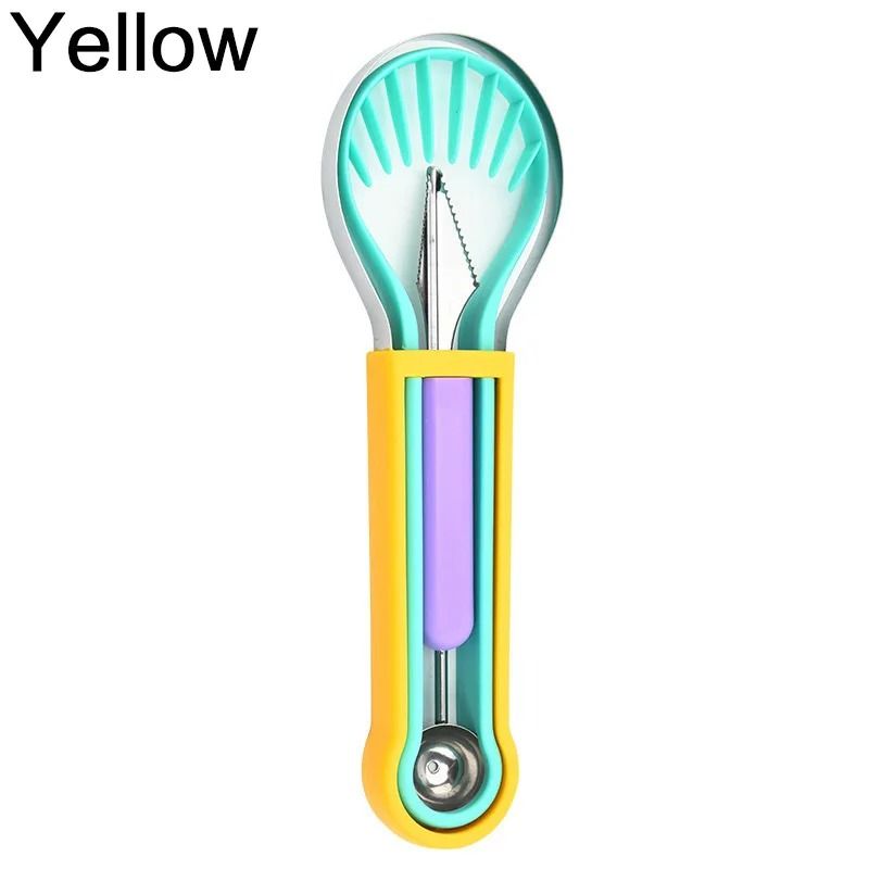 3 In 1 Avocado Slicer Cutter Corer Multi Function Fruit Peeler Tool 2