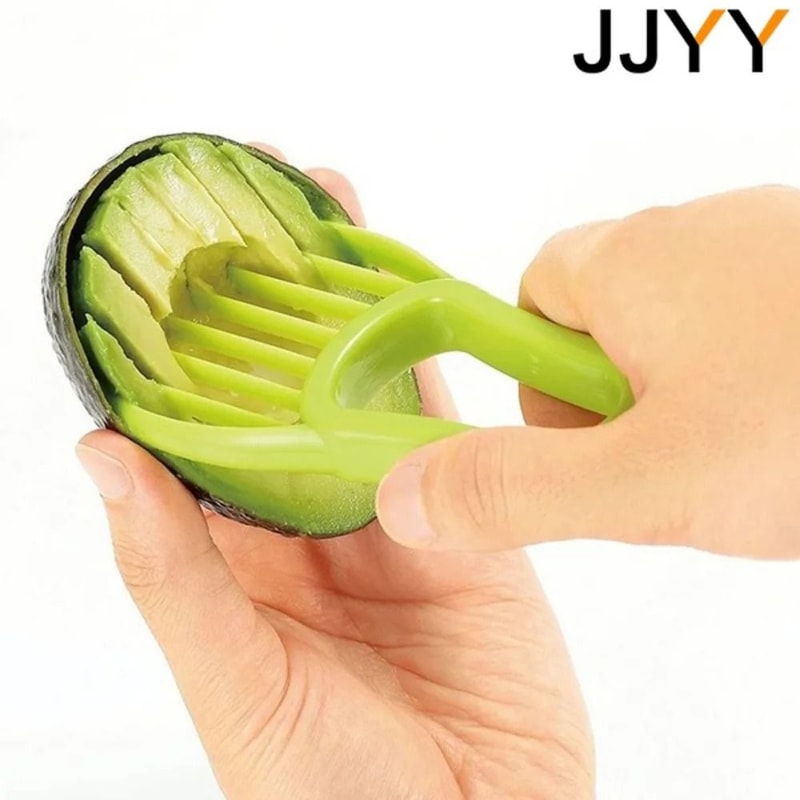 3 In 1 Avocado Slicer Cutter Corer Multi Function Fruit Peeler Tool 7