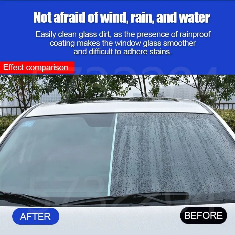 Car Glass Water Repellent Spray Nano Windshield Waterproof Coating 7