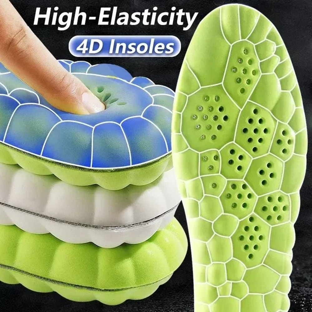 4D Massage Arch Support Insoles Soft Orthopedic Cushioning Shoe Inserts 14