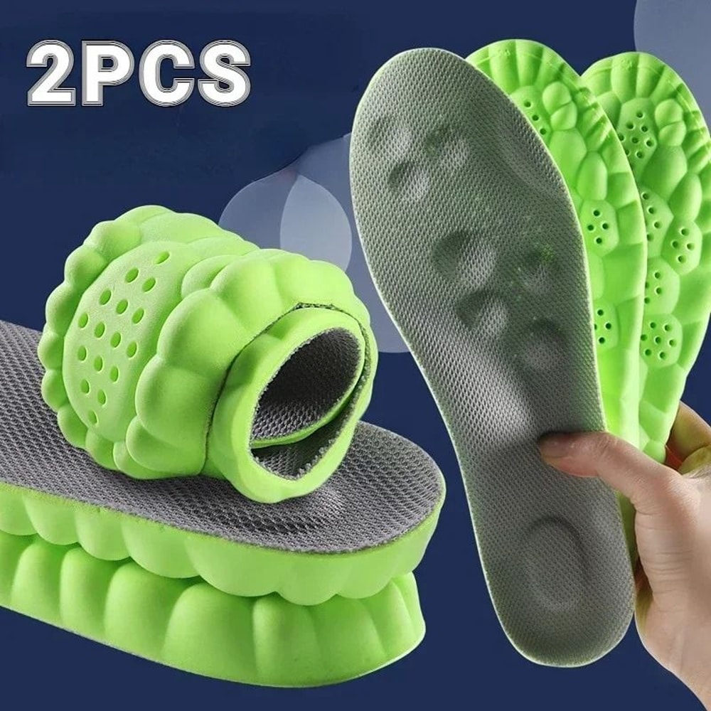 4D Massage Arch Support Insoles Soft Orthopedic Cushioning Shoe Inserts 5