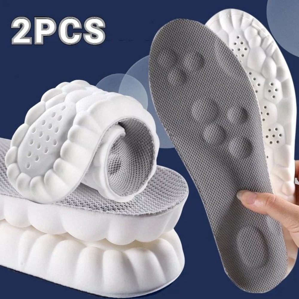 4D Massage Arch Support Insoles Soft Orthopedic Cushioning Shoe Inserts 2