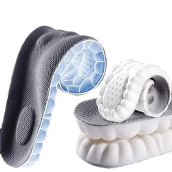 4d latex arch support insoles soft orthopedic sports comfort shoe inserts