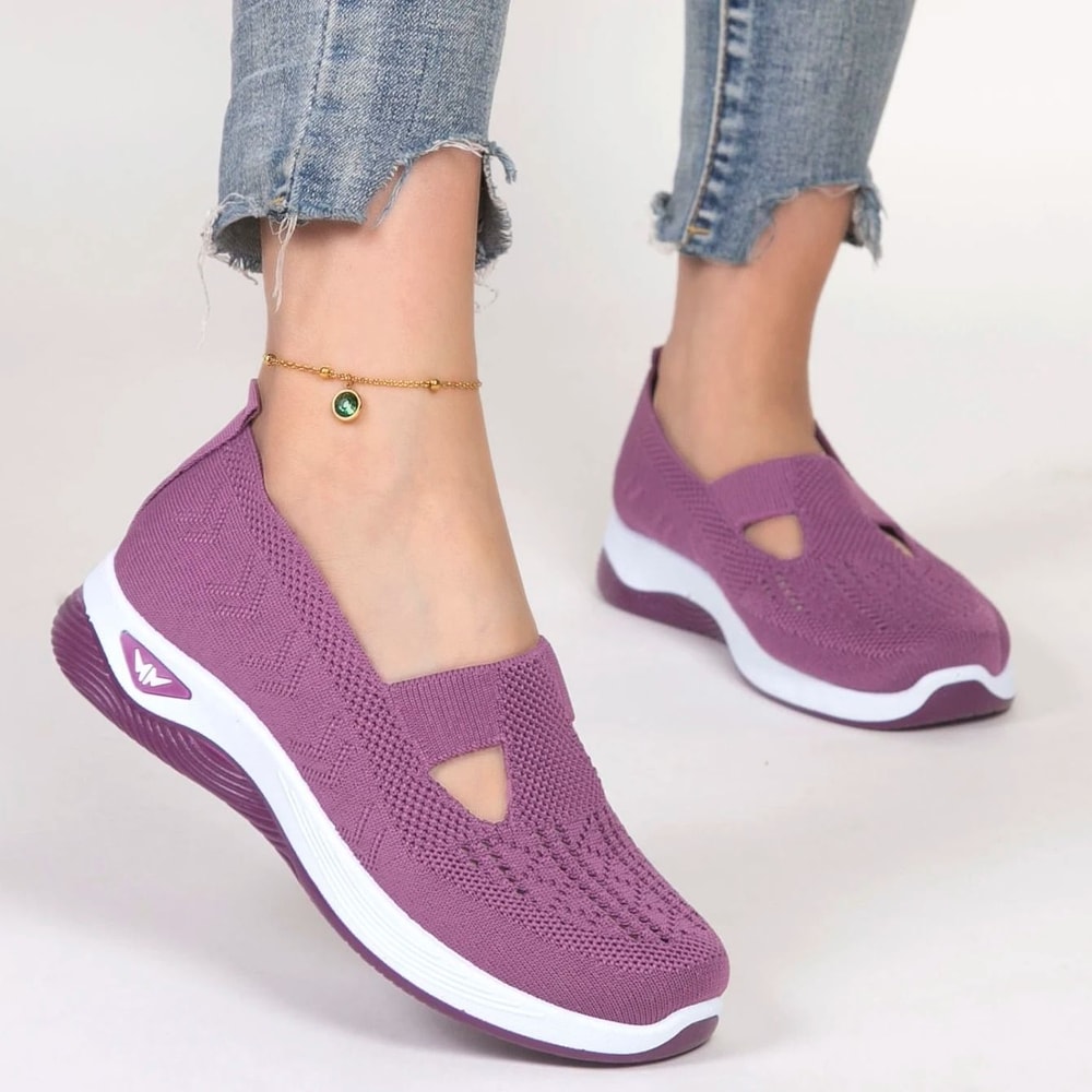Womens Breathable Casual Sneakers Lightweight Non Slip Walking Sports Shoes 0