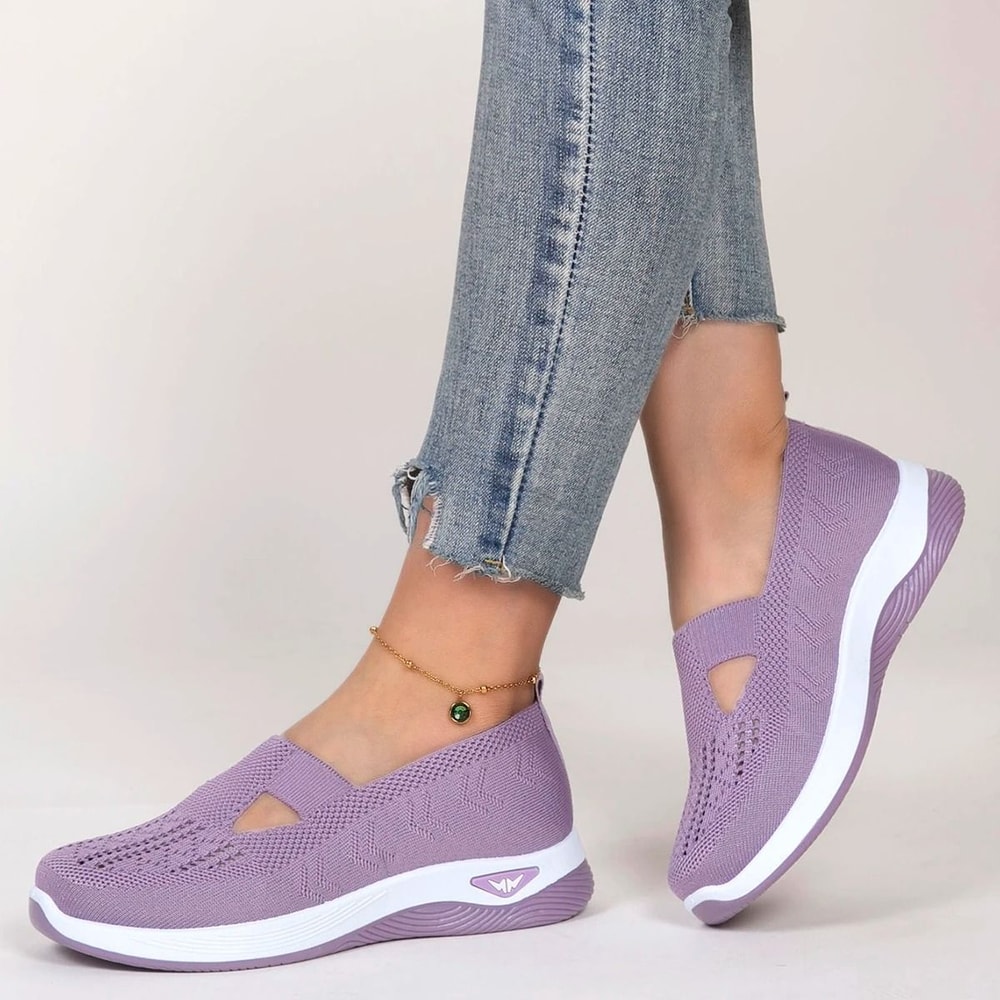 Womens Breathable Casual Sneakers Lightweight Non Slip Walking Sports Shoes 6