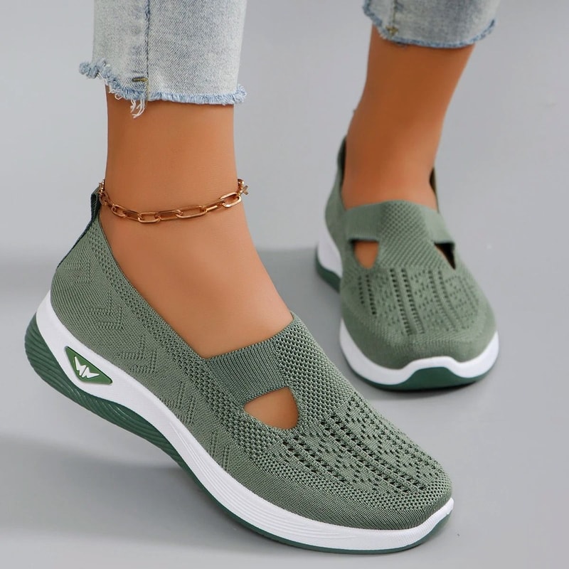 Womens Breathable Casual Sneakers Lightweight Non Slip Walking Sports Shoes 4