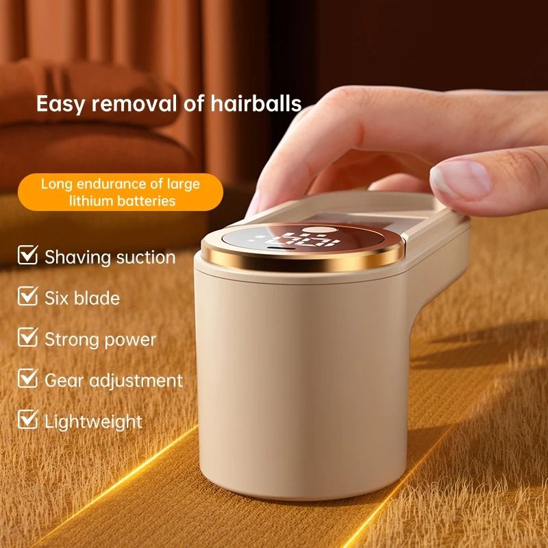 Rechargeable Fabric Shaver Lint Remover Portable Sweater Defuzzer Tool 7