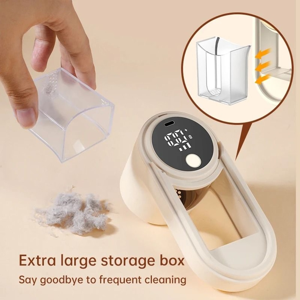 Rechargeable Fabric Shaver Lint Remover Portable Sweater Defuzzer Tool 8