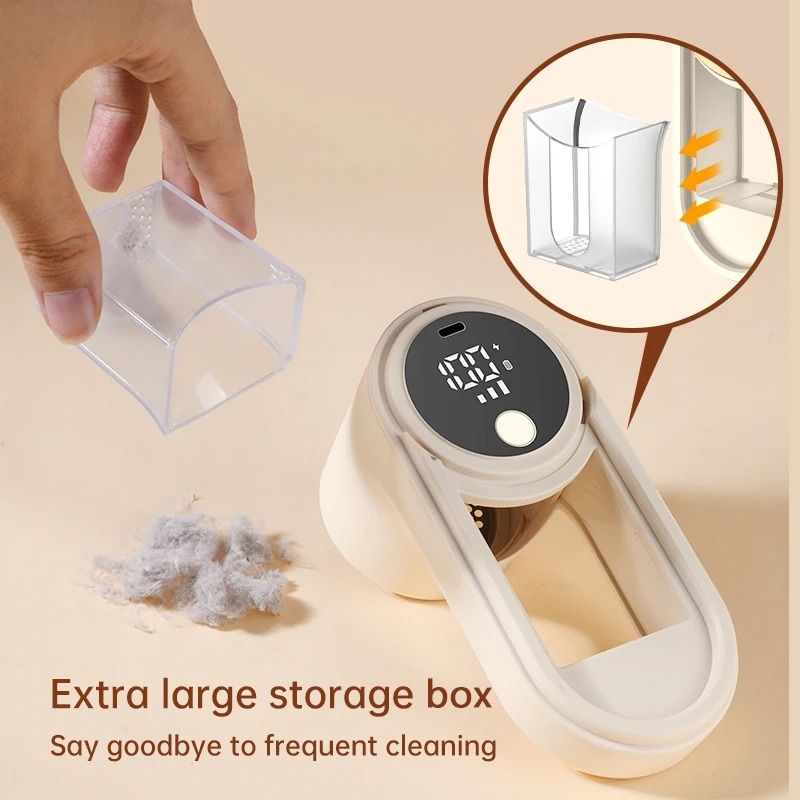 Rechargeable Fabric Shaver Lint Remover Portable Sweater Defuzzer Tool 8