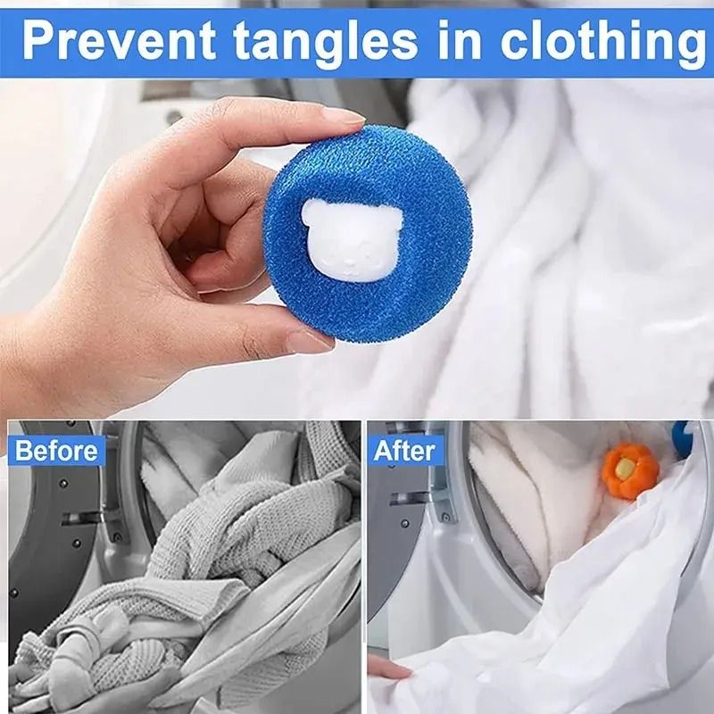 Reusable Pet Hair Remover Laundry Ball Washing Machine Lint Catcher 8