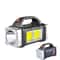 Rechargeable LED Flashlight Solar Camping Light USB Power Bank Work Lamp 2