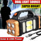 Rechargeable LED Flashlight Solar Camping Light USB Power Bank Work Lamp 0