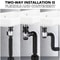 Flexible Anti Odor Drain Pipe Kitchen Sink Anti Clogging Drain Hose Set 10