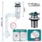 Flexible Anti Odor Drain Pipe Kitchen Sink Anti Clogging Drain Hose Set 2