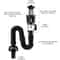 Flexible Anti Odor Drain Pipe Kitchen Sink Anti Clogging Drain Hose Set 5