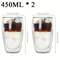 Double Wall Glass Cup Insulated Transparent Espresso Coffee And Tea Mug 3