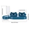 2 In 1 Cat Feeding Bowl Set With Automatic Water Dispenser And Tilted Design 1