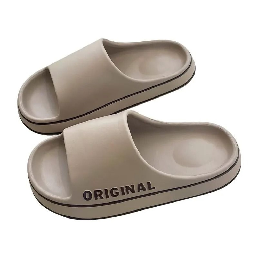 Thick Sole Summer Slide Sandals Non Slip Bathroom And Beach Slippers For Couples 5