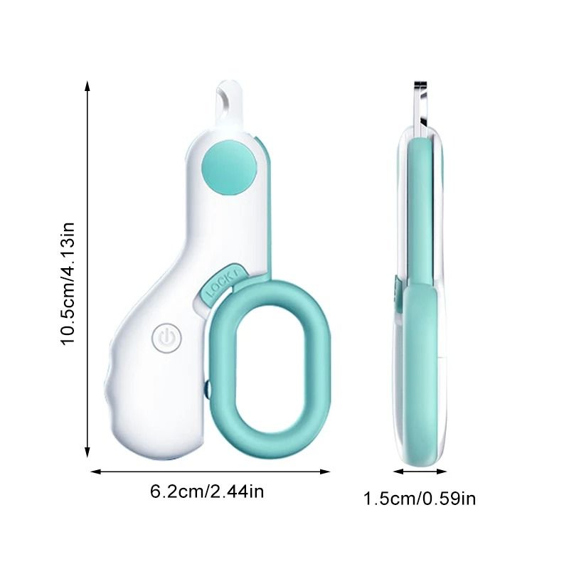 LED Pet Nail Clipper Professional Cat And Dog Nail Trimmer With Safety Light 3